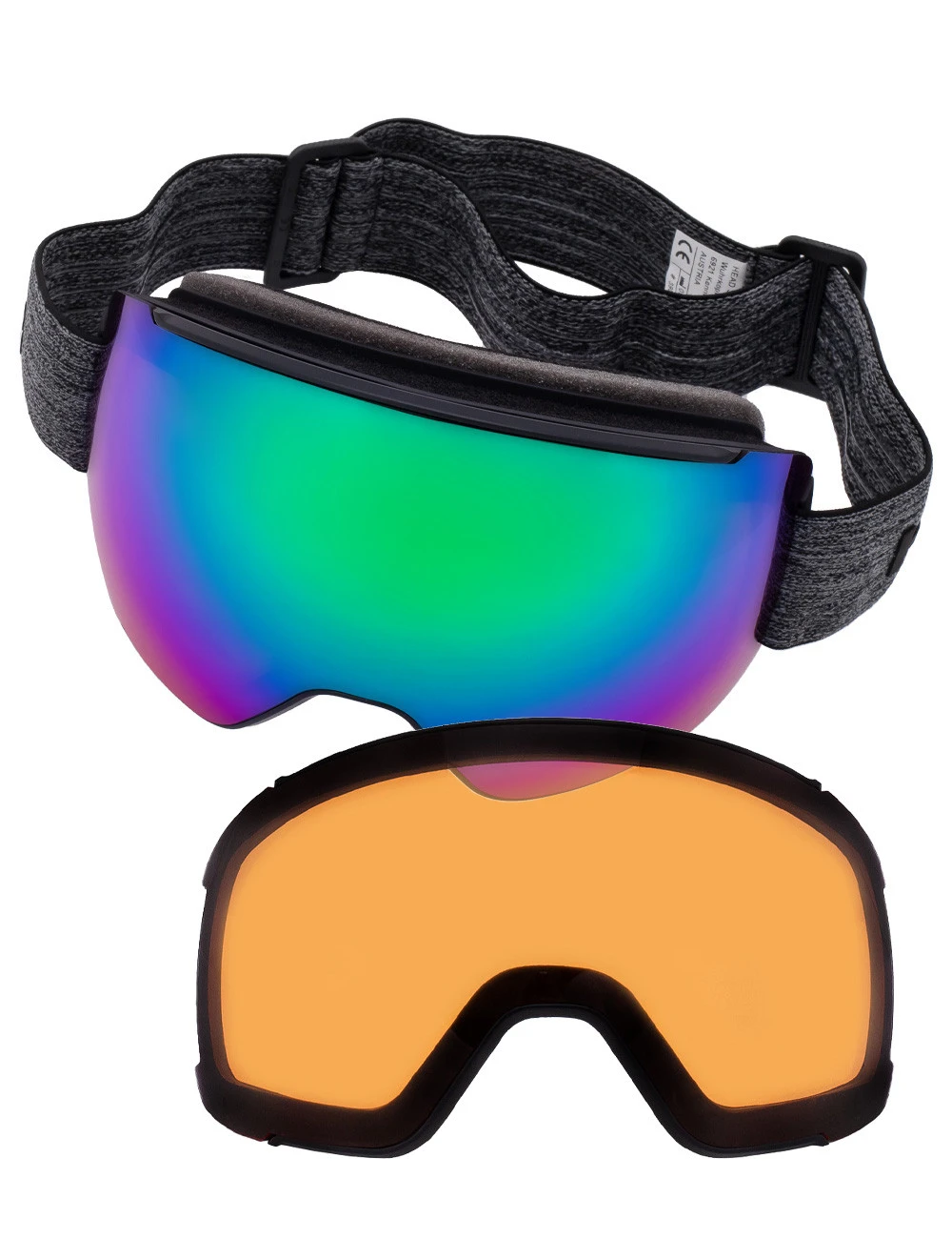 Gogle Narciarskie Męskie HEAD MAGNIFY KORE + Dodatkowa Szyba 3 Gogle Narciarskie Męskie HEAD MAGNIFY KORE + Dodatkowa Szyba