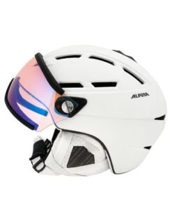 Kask Narciarski Damski ALPINA GRIVA VISOR VHM Z Wbudowaną Szybą - Fotochrom Kat. S1-S3 -Reusch Ski Sklep kask narciarski alpina griva visor vhm 2