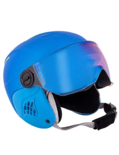 Kask Narciarski Dziecięcy ALPINA CARAT LE VISOR Blue