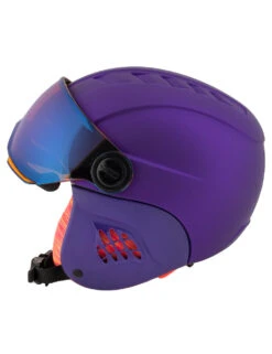 Kask Narciarski Dziecięcy ALPINA CARAT LE VISOR Royal Purple -Reusch Ski Sklep kask narciarski dzieciecy alpina carat le visor royal purple 2