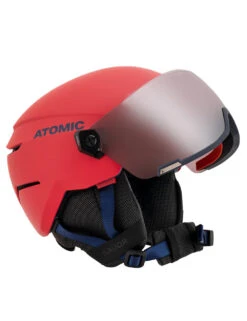 Kask Narciarski Dziecięcy ATOMIC SAVOR VISOR JR Red