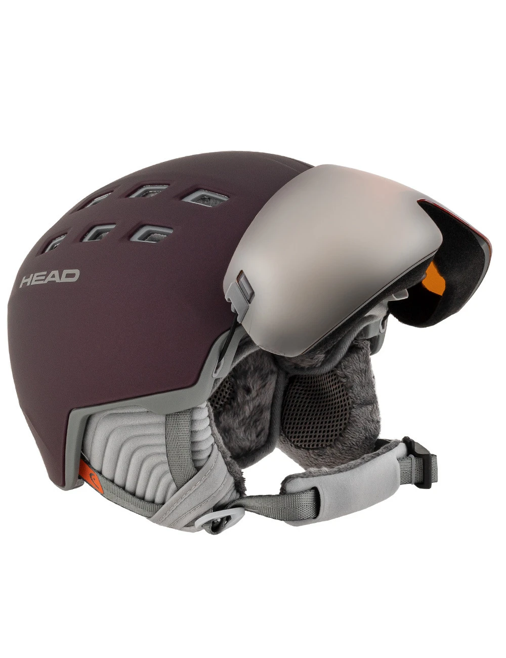 Kask Narciarski Damski Z Wbudowaną Szybą HEAD RACHEL 3 Kask Narciarski Damski Z Wbudowaną Szybą HEAD RACHEL