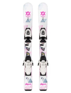 Narty Dziecięce VOLKL CHICA Pink + Wiązanie MARKER FDT 4.5 JR Z GRIP WALK