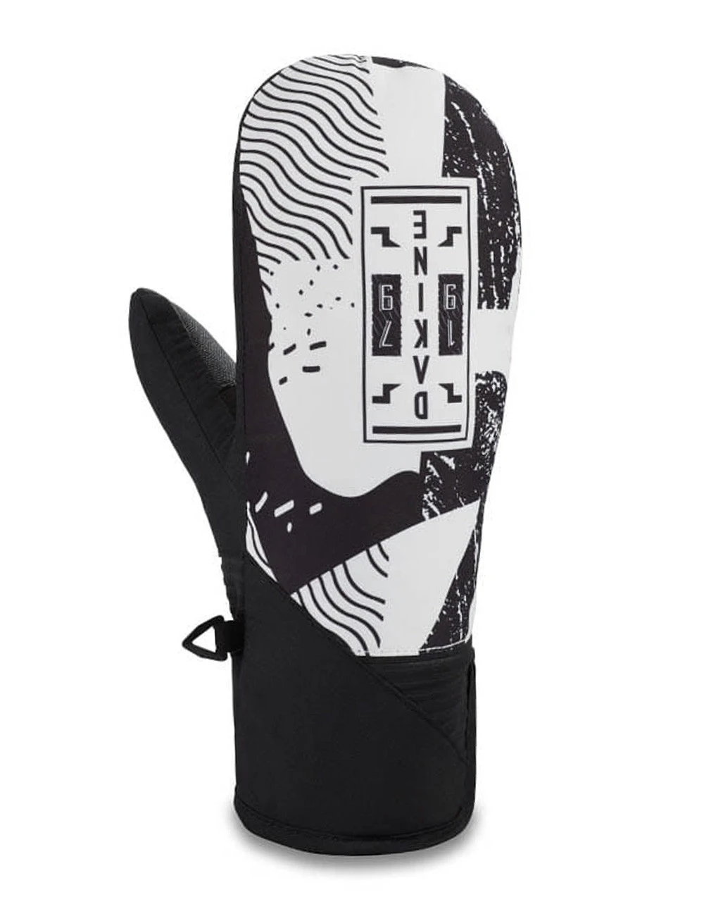 Rękawice Narciarskie DAKINE CROSSFIRE MITT BLACK/WHITE 3 Rękawice Narciarskie DAKINE CROSSFIRE MITT BLACK/WHITE